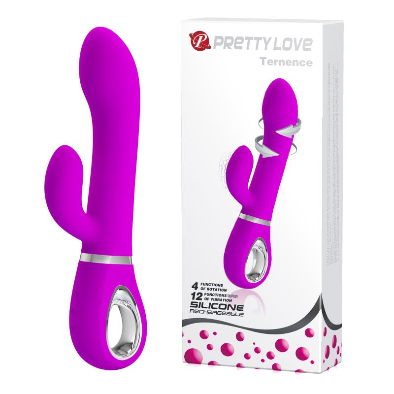 1-Wibrator z masażerem łechtaczki i rotacją 19cm usb-1