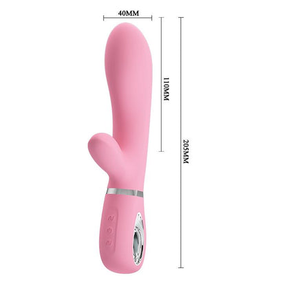 5-Elegancki klasyczny wibrator wielofunkcyjny 20cm-5