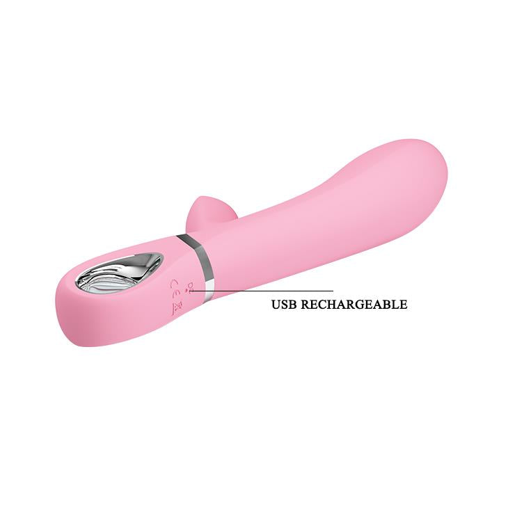 7-Elegancki klasyczny wibrator wielofunkcyjny 20cm-7
