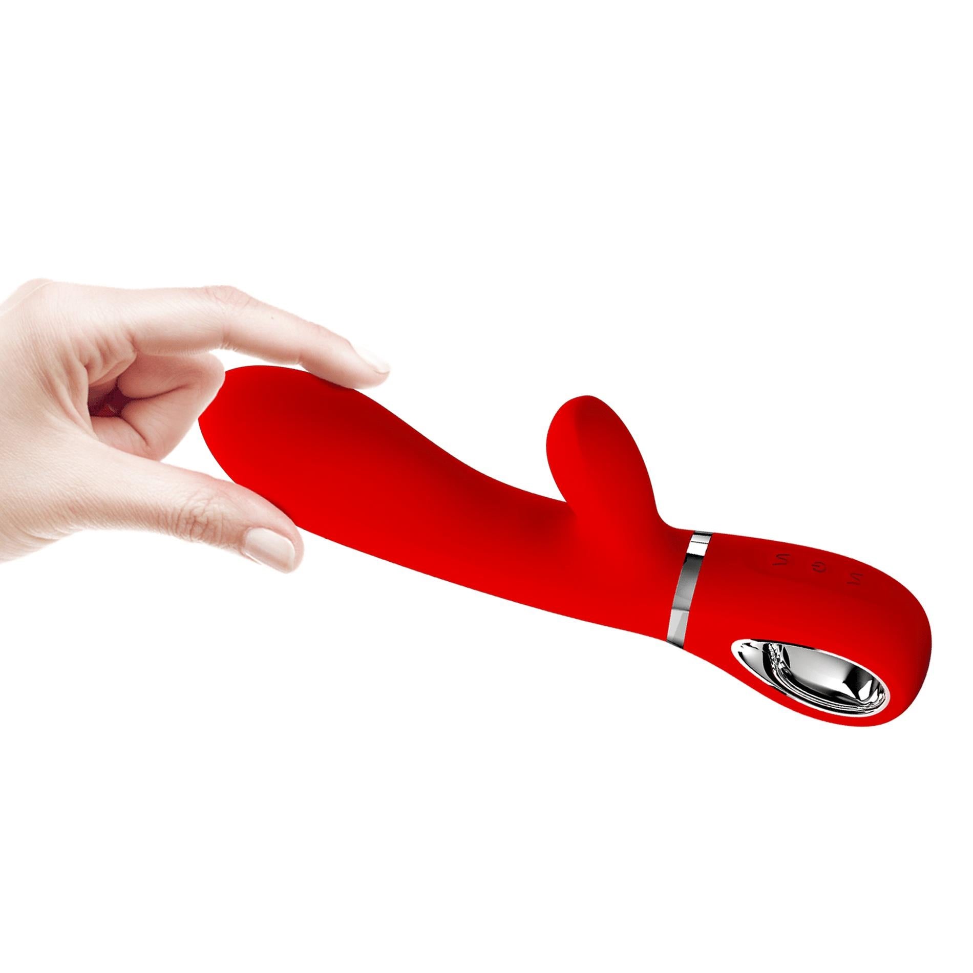 3-Wibrator królik damski premium ładowany USB PRETTY LOVE-3