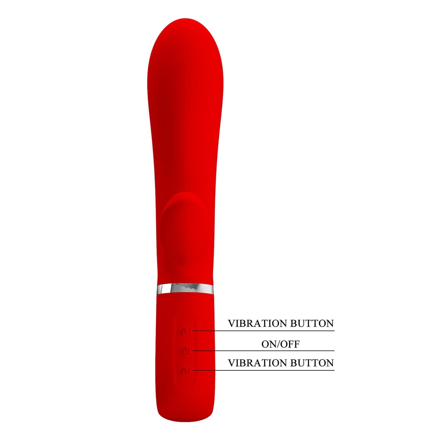 12-Wibrator królik damski premium ładowany USB PRETTY LOVE-12