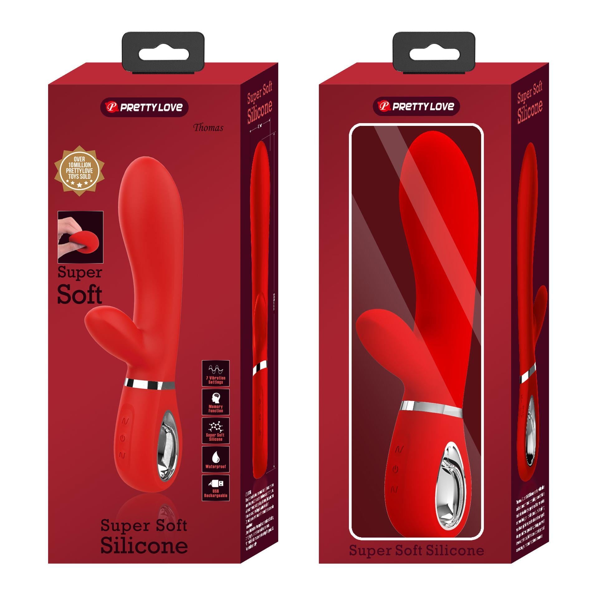 9-Wibrator królik damski premium ładowany USB PRETTY LOVE-9