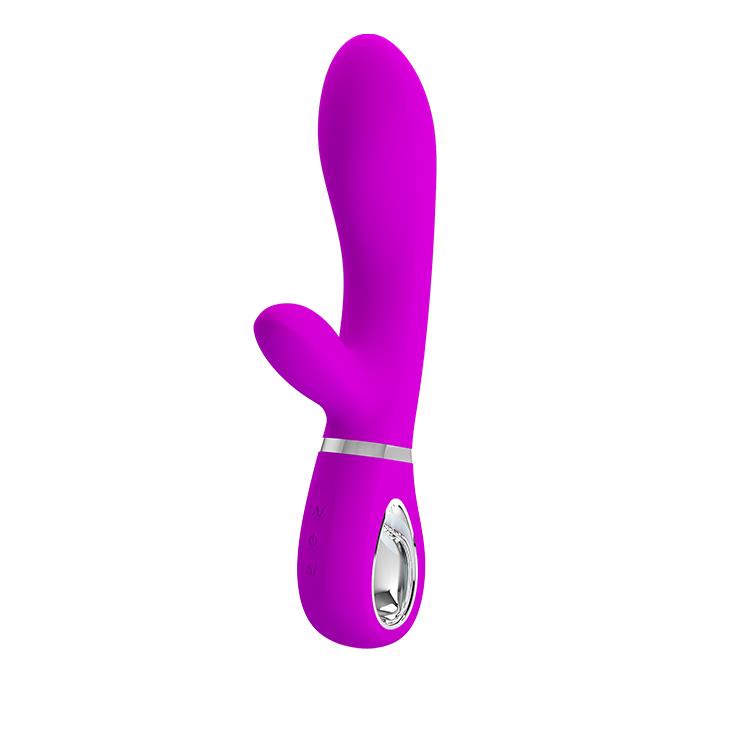 2-Elegancki klasyczny wibrator wielofunkcyjny 20cm-2