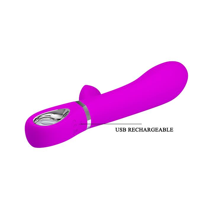 6-Elegancki klasyczny wibrator wielofunkcyjny 20cm-6