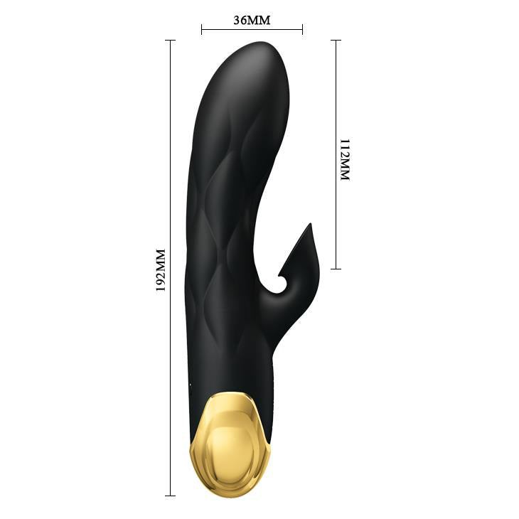 2-Masażer łechtaczki wibrator króliczek 7trybów 19cm-2
