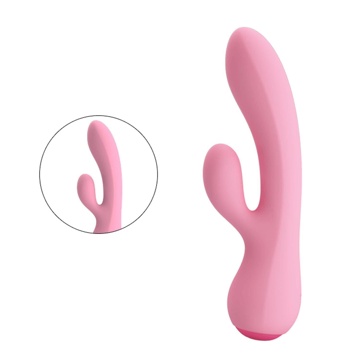 6-Elegancki silikonowy wibrator wielofunkcyjny 17cm-6