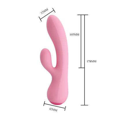 7-Elegancki silikonowy wibrator wielofunkcyjny 17cm-7