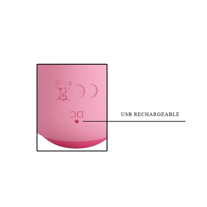 10-Elegancki silikonowy wibrator wielofunkcyjny 17cm-10