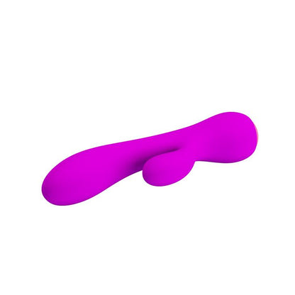 2-Ładowany wibrator z masażerem 17cm 12 trybów usb-2