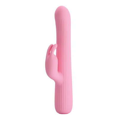 3-Królik wibrator z masażerem rotacyjny 18cm 4tryby-3