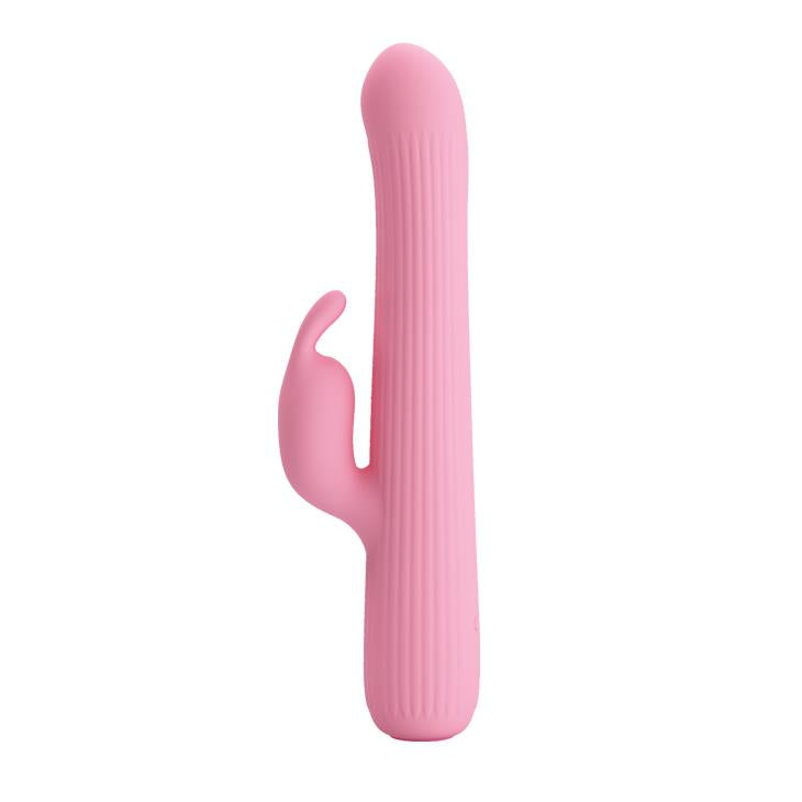 2-Królik wibrator z masażerem rotacyjny 18cm 4tryby-2