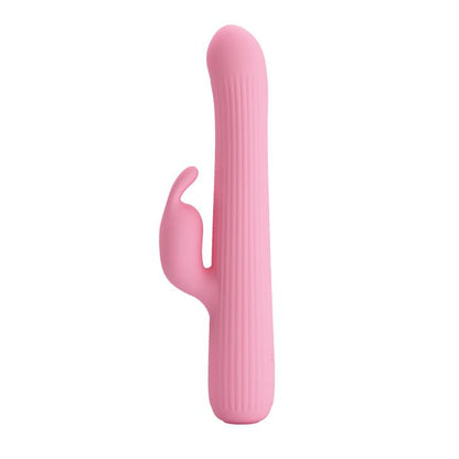 2-Królik wibrator z masażerem rotacyjny 18cm 4tryby-2