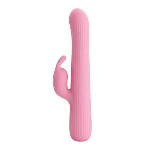 2-Królik wibrator z masażerem rotacyjny 18cm 4tryby-2