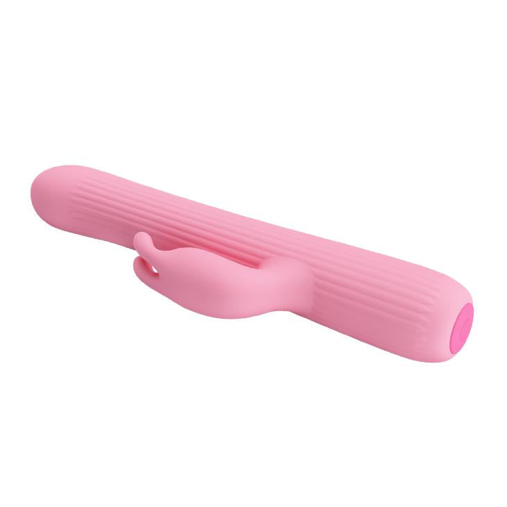 5-Królik wibrator z masażerem rotacyjny 18cm 4tryby-5