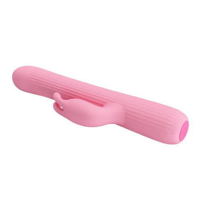 5-Królik wibrator z masażerem rotacyjny 18cm 4tryby-5