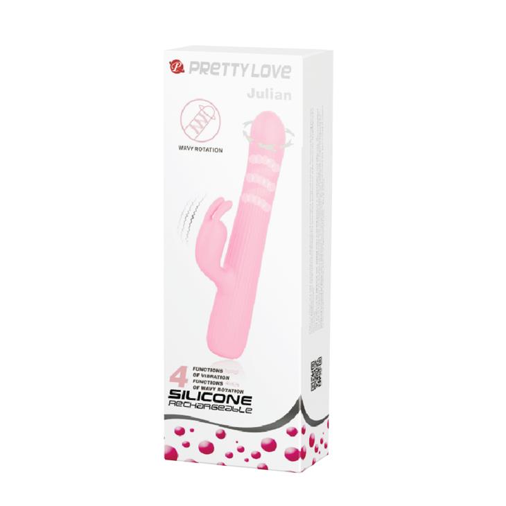 9-Królik wibrator z masażerem rotacyjny 18cm 4tryby-9
