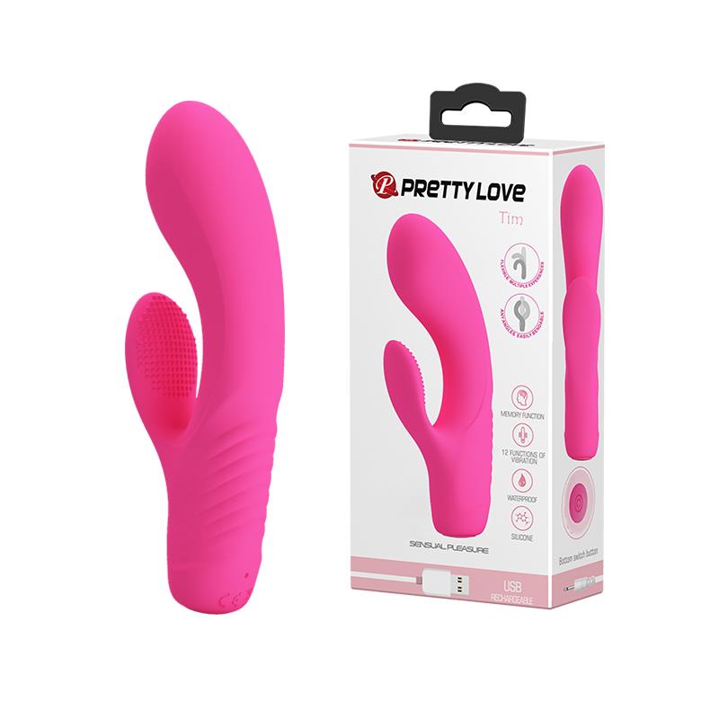 1-Wibrator z masażerem łechtaczki i wypustkami 15cm-1