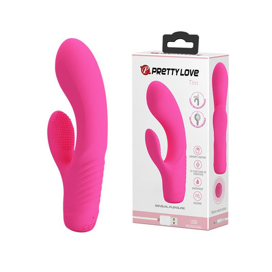1-Wibrator z masażerem łechtaczki i wypustkami 15cm-1