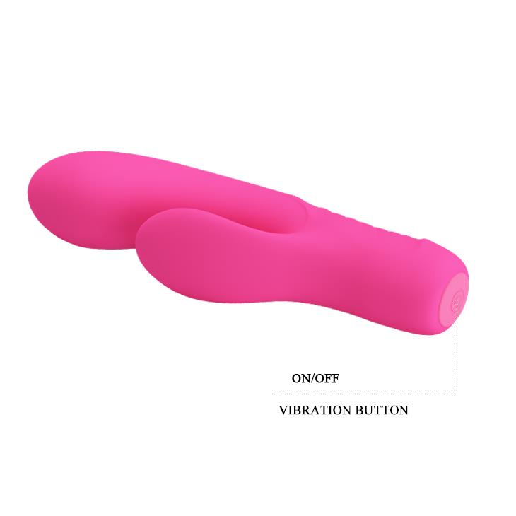 7-Wibrator z masażerem łechtaczki i wypustkami 15cm-7