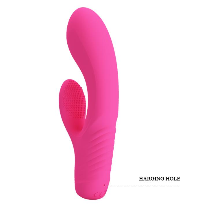 8-Wibrator z masażerem łechtaczki i wypustkami 15cm-8