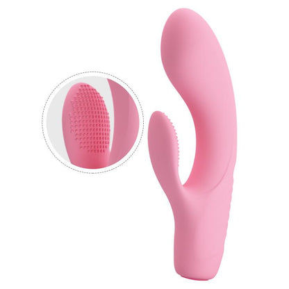 2-Wibrator z masażerem łechtaczki i wypustkami 15cm-2