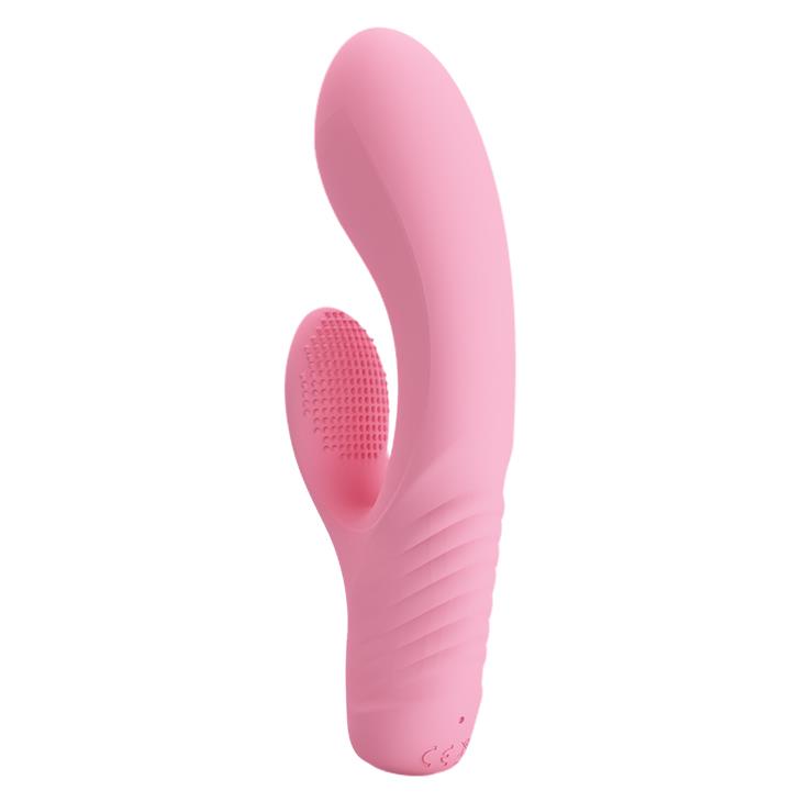 4-Wibrator z masażerem łechtaczki i wypustkami 15cm-4