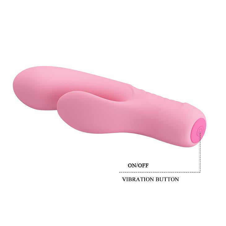 7-Wibrator z masażerem łechtaczki i wypustkami 15cm-7