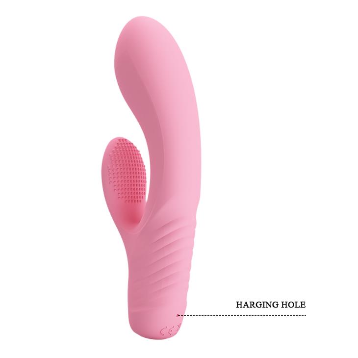 8-Wibrator z masażerem łechtaczki i wypustkami 15cm-8