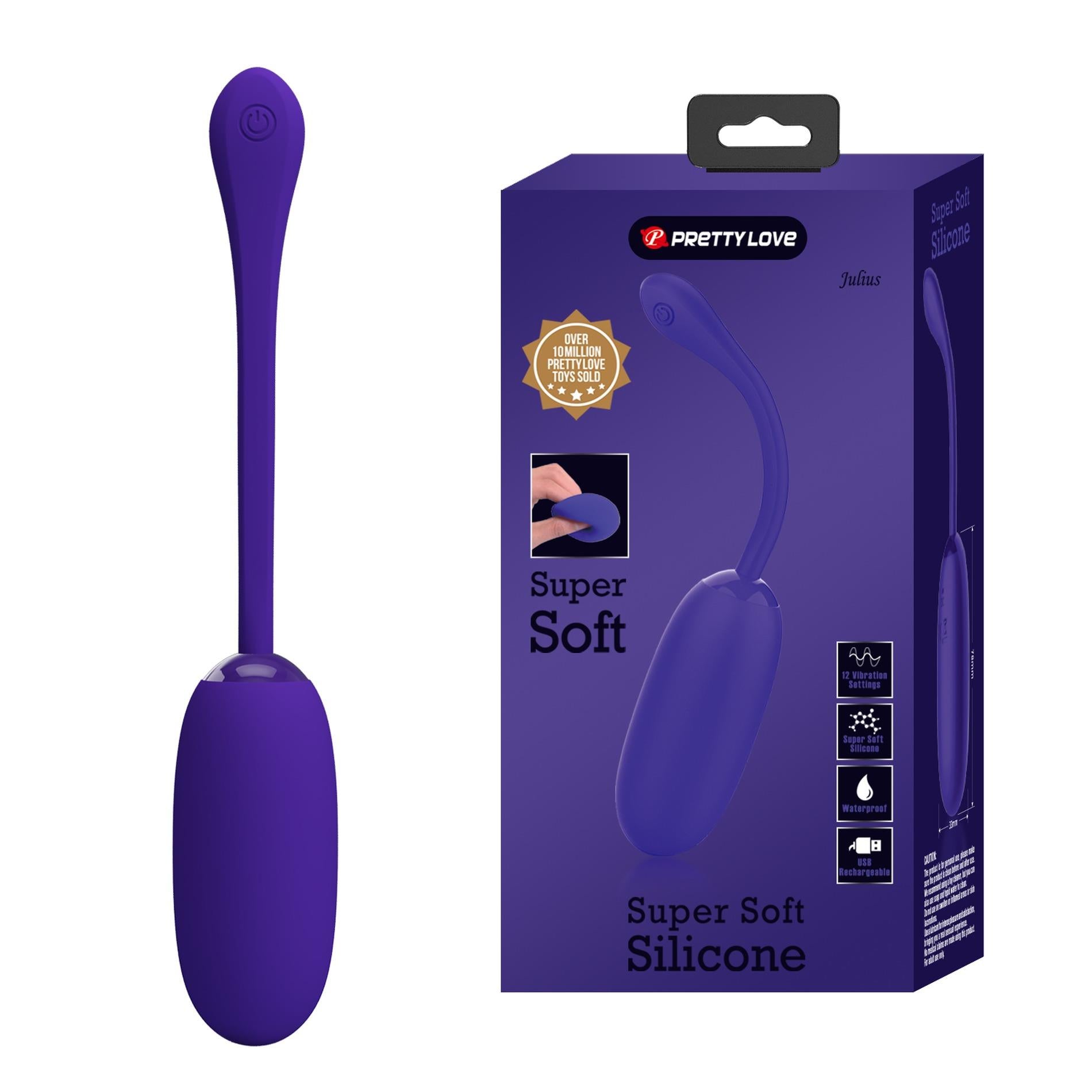 2-PRETTY LOVE - JULIUS EGG Purple 12 function vibrations-2