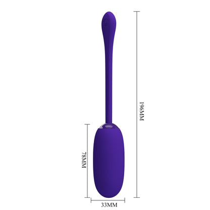 10-PRETTY LOVE - JULIUS EGG Purple 12 function vibrations-10