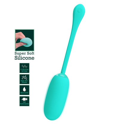 3-PRETTY LOVE - JULIUS EGG Green 12 function vibrations-3