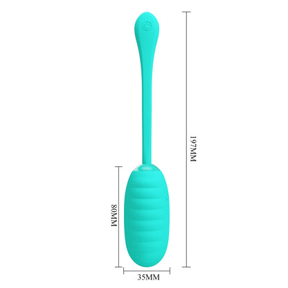 9-PRETTY LOVE - KIRK EGG Green 12 function vibrations-9