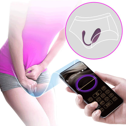 5-PRETTY LOVE - CASPER Purple 12 vibration functions Mobile APP remote control-5