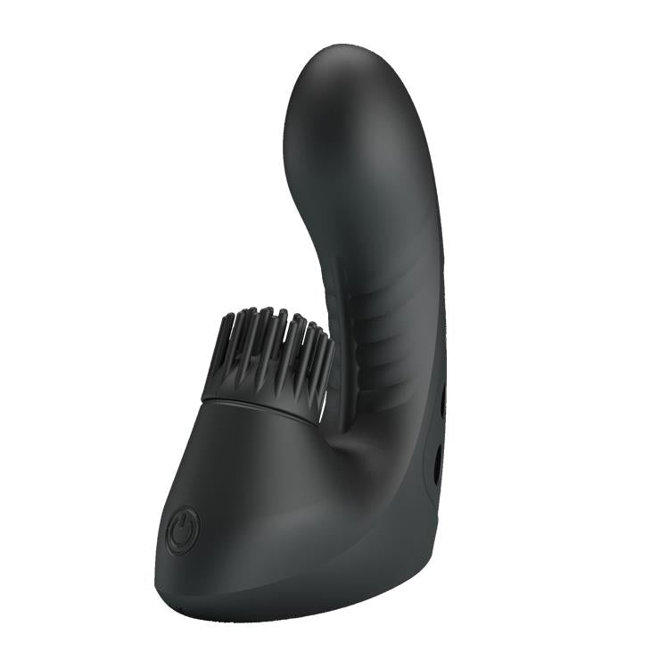 2-Mały sex masażer na palec wibracja rotacja 3tryby-2