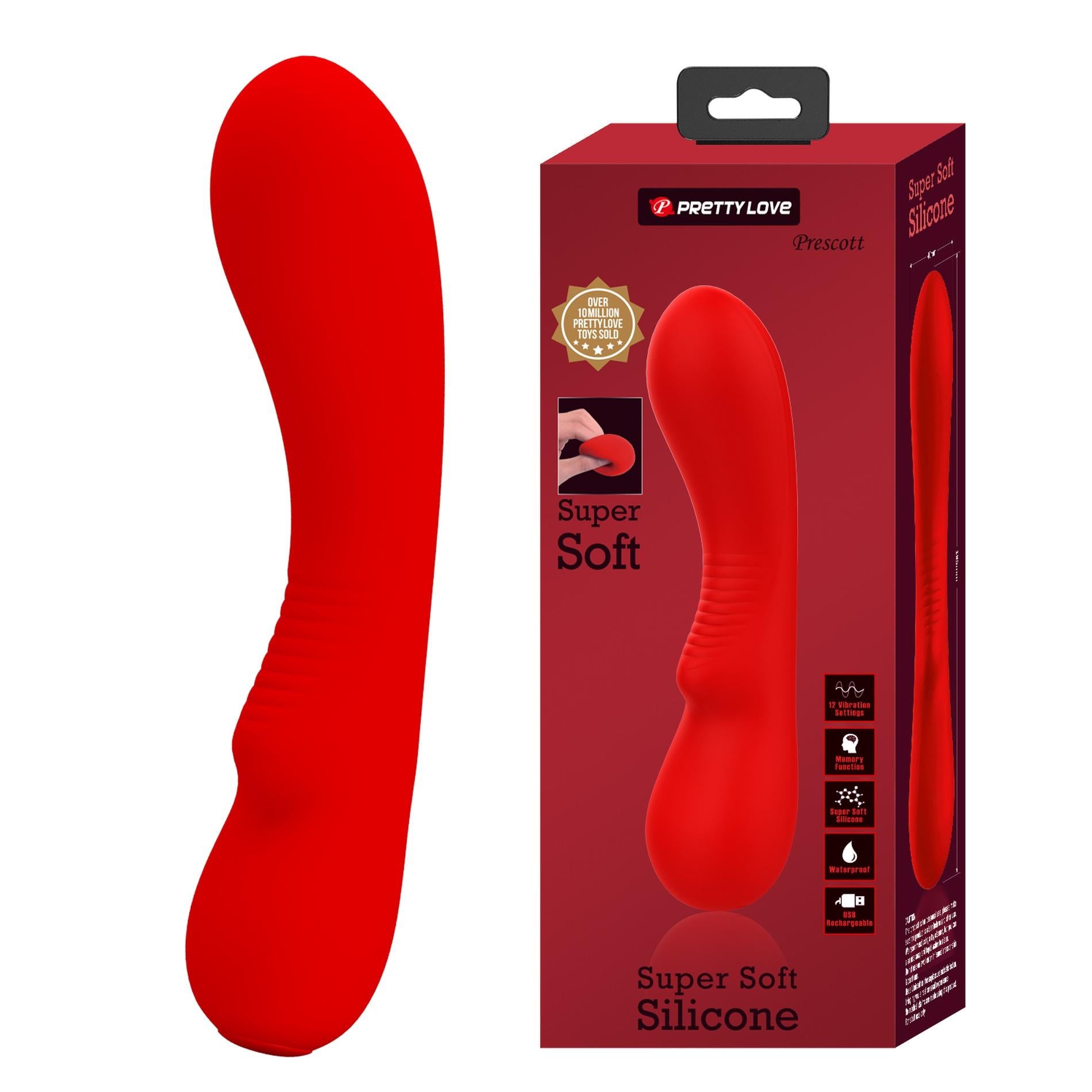 2-PRETTY LOVE - PRESCOTT Red 12 vibration functions Memory function-2