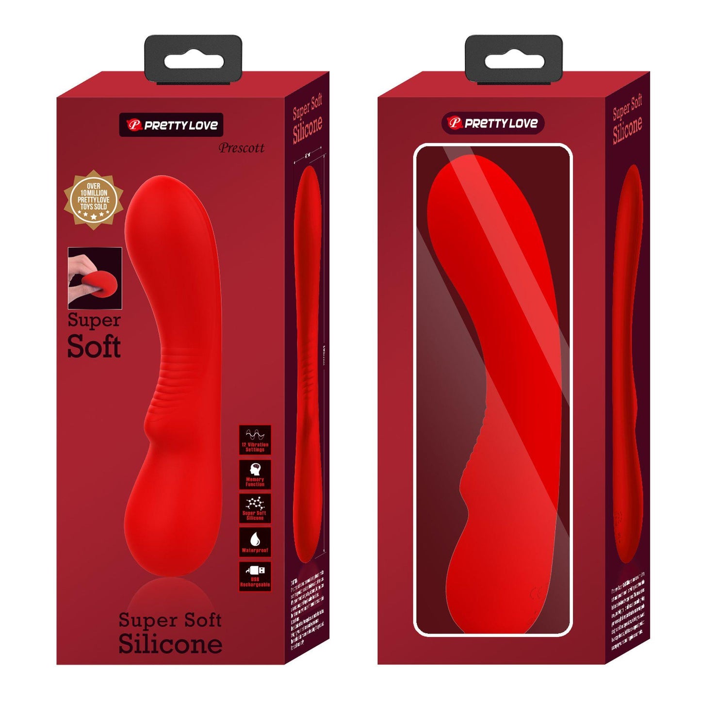 14-PRETTY LOVE - PRESCOTT Red 12 vibration functions Memory function-14