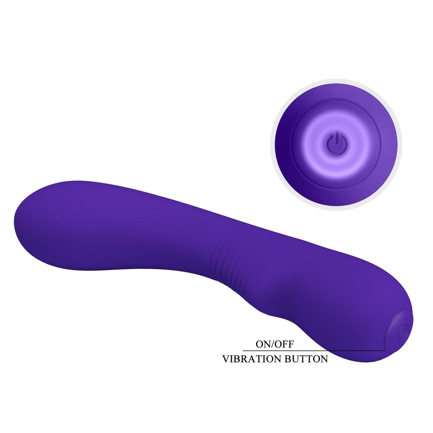 12-PRETTY LOVE - PRESCOTT Purple 12 vibration functions Memory function-12