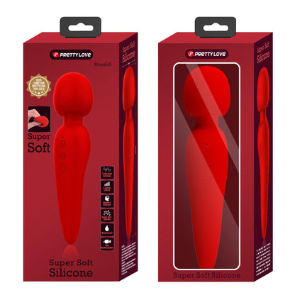 12-PRETTY LOVE - Meredith Red, 5 levels of speed control Memory function 7 vibration functions-12