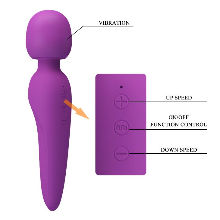 5-Masażer łechtaczki sex różdżka mocna ładowana 21cm-5