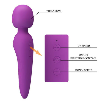 5-Masażer łechtaczki sex różdżka mocna ładowana 21cm-5