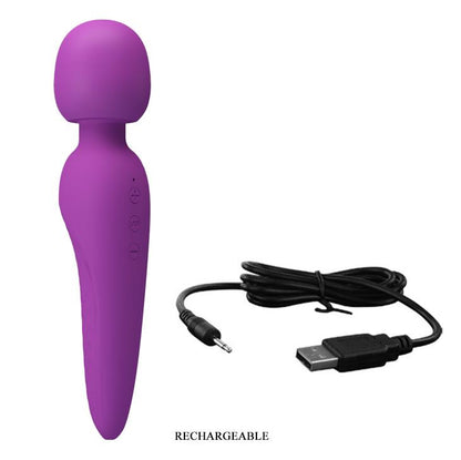6-Masażer łechtaczki sex różdżka mocna ładowana 21cm-6