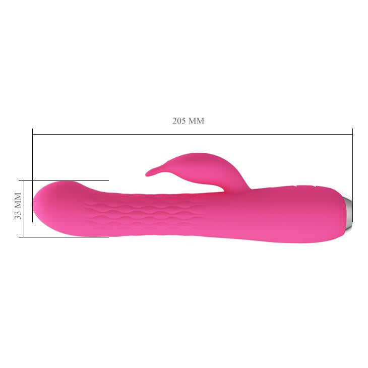 4-Rotacja wibracja masażer łechtaczki wibrator 20cm-4