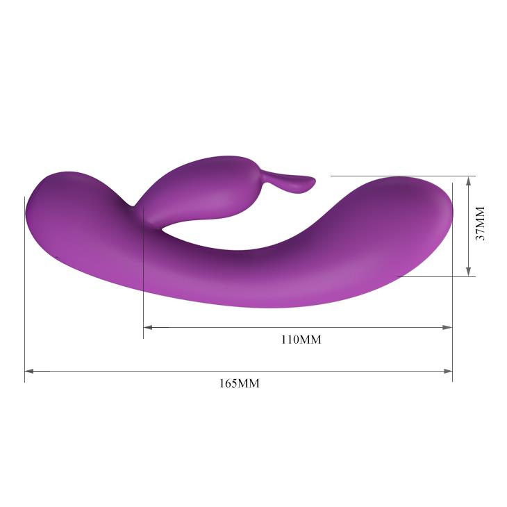 3-Anatomiczny wibrator do punktu g króliczek 16cm-3
