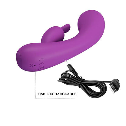 5-Anatomiczny wibrator do punktu g króliczek 16cm-5
