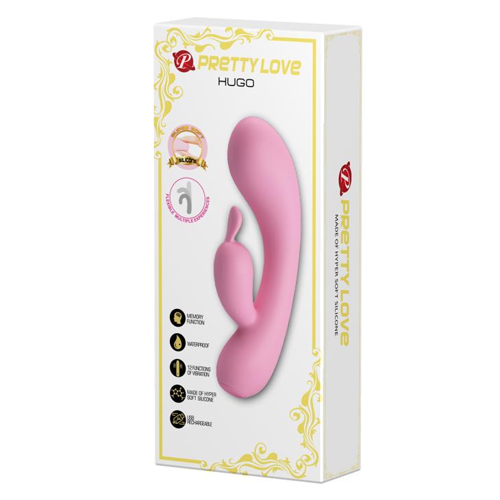 5-Wibrator ze stymulatorem łechtaczki 16cm 12 trybów-5