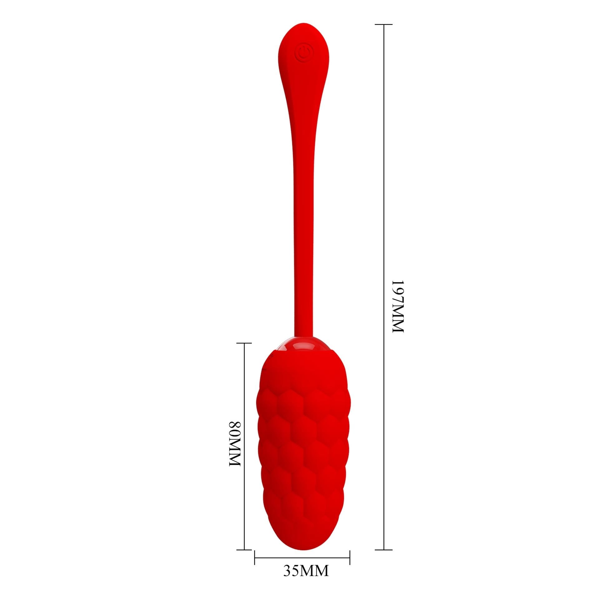 10-PRETTY LOVE - MARINA EGG Red 12 vibration functions-10