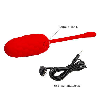 12-PRETTY LOVE - MARINA EGG Red 12 vibration functions-12
