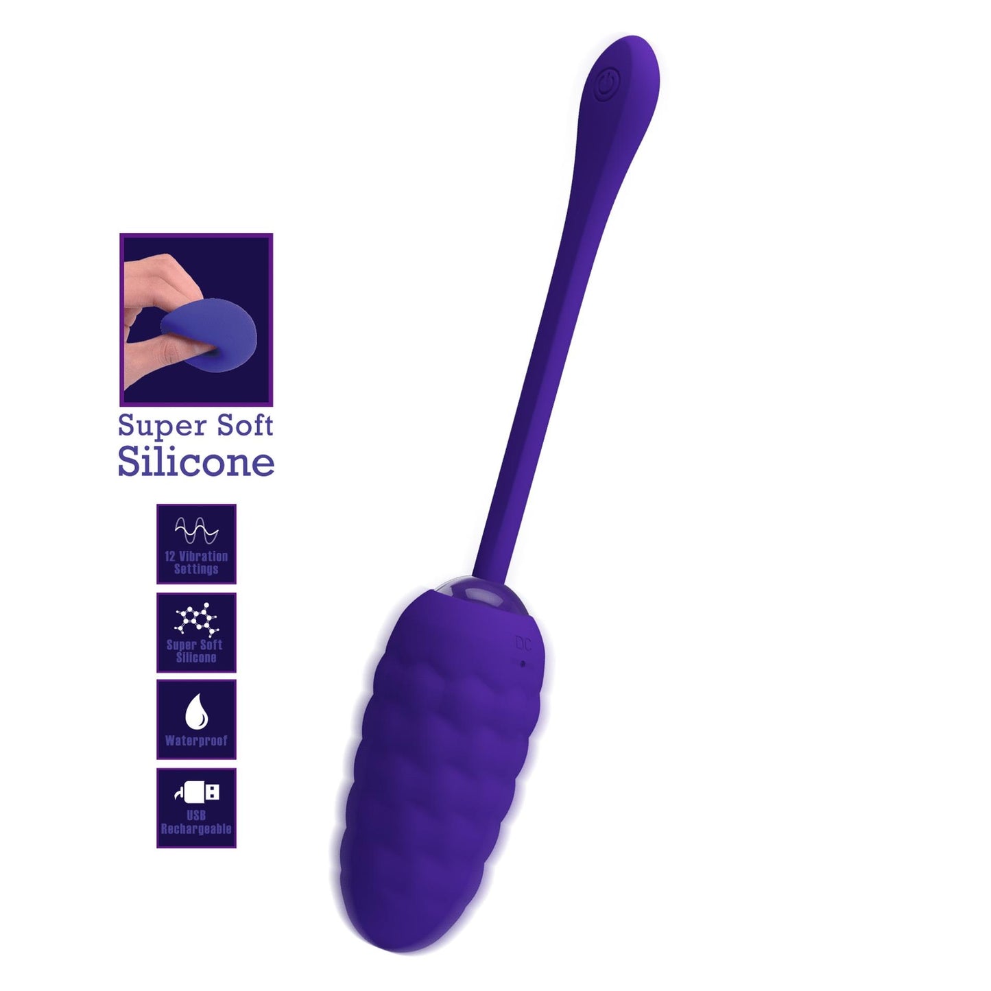 3-PRETTY LOVE - MARINA EGG Purple 12 vibration functions-3