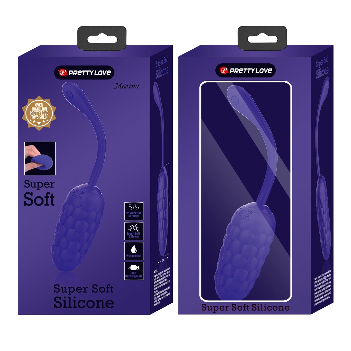 13-PRETTY LOVE - MARINA EGG Purple 12 vibration functions-13