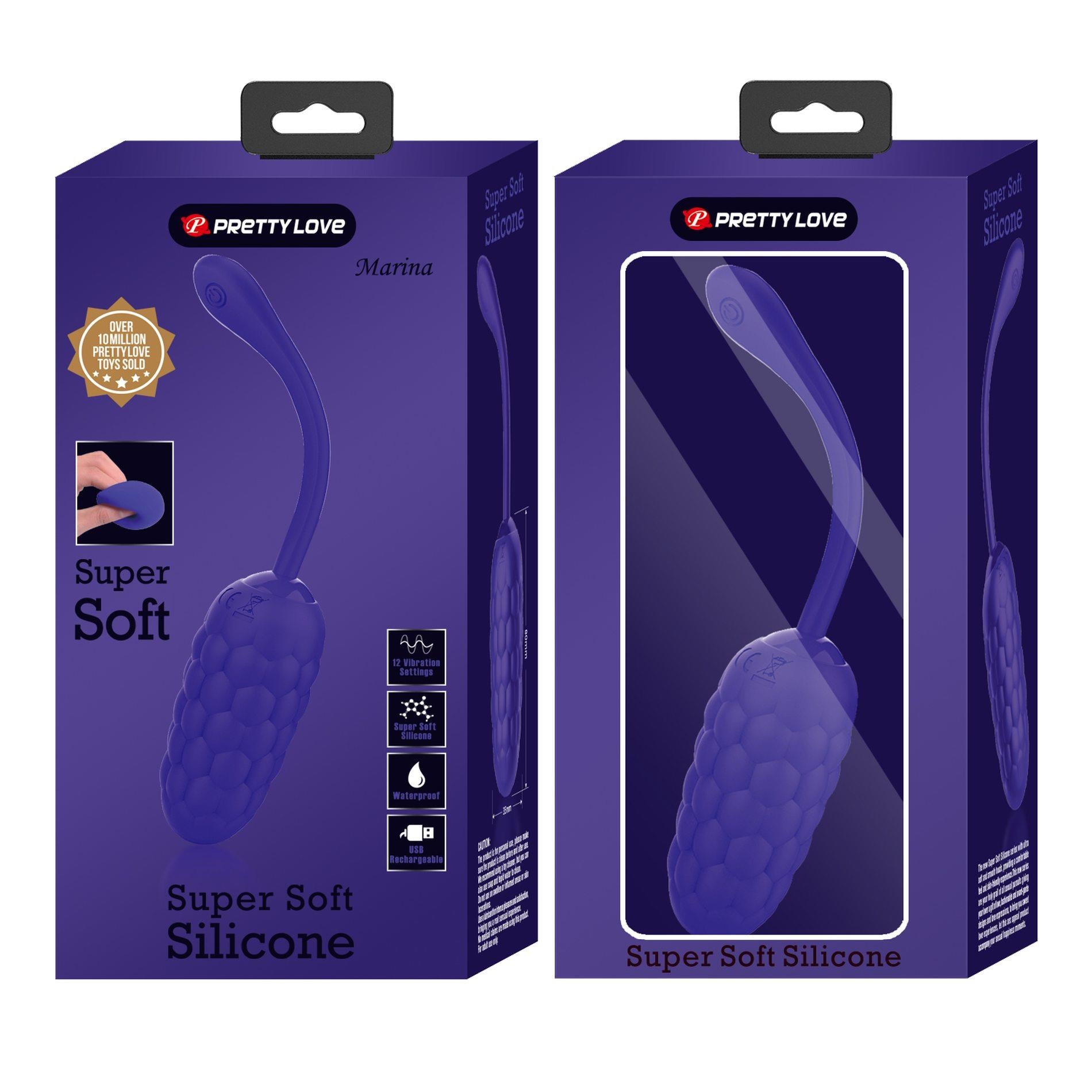 13-PRETTY LOVE - MARINA EGG Purple 12 vibration functions-13